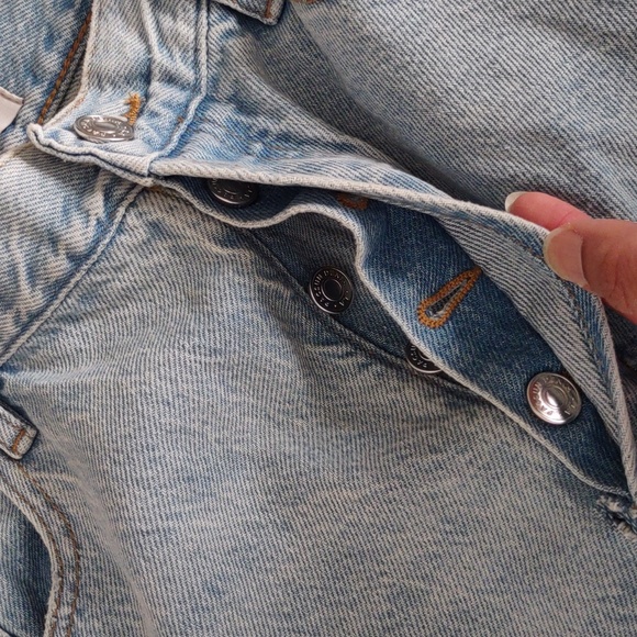 NWT Pacsun Size 30 Dad Jean High Rise Relaxed Straight Leg Button Fly Jeans - Picture 12 of 16